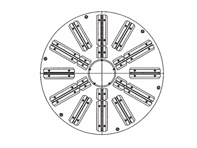 X71-F/FS 輻射極圓形電永磁吸盤